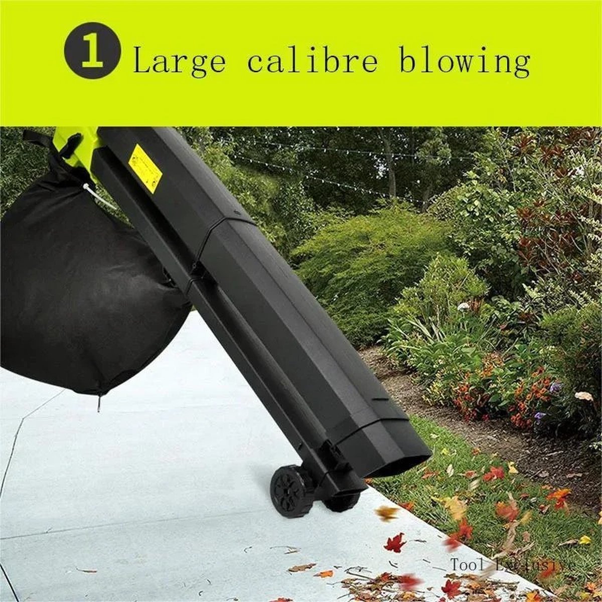 Bladblazer - Elektrische Bladblazer - Bladblaasapparaat - Groen - 3000W - 3M kabel