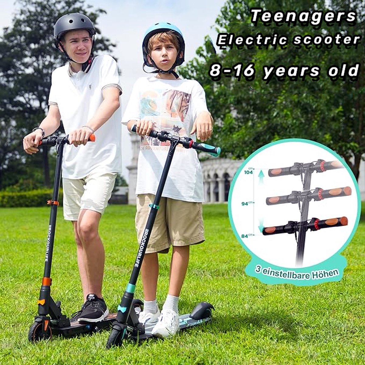 Elektrische Step Kinderen - Kinderstep Inklapbaar - 250W - Max 20km/u - 5.5" Wielen - Blauw
