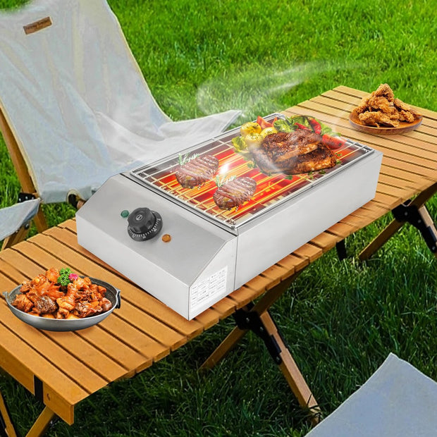 Elektrische Barbecue - 220V Elektrische Barbecue - Verstelbare Temperatuur - Tuinartikelen