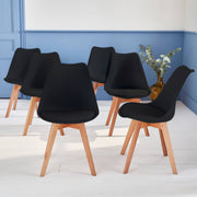 Set of 6 dining room chairs, nils, 42x55x81cm