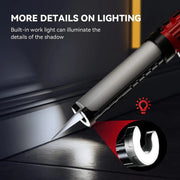 Kitspuit - Kitpistool - Elektrische Kitpistool - Inclusief: 2 Accu's & Oplader - Met LED Licht - Anti Lek - 4 Versnellingen - Rood