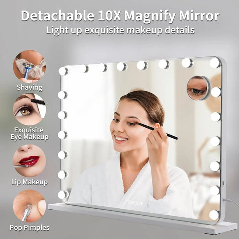 Make up spiegel - Make up spiegel met bluetooth - Hollywood make up spiegel - Met verlichting