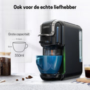 Coffee Machine - Nespresso Coffee Machine - Espresso - Maker - Iced Coffee - 5 in 1 - Black