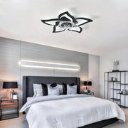 Ventilator Lamp - Plafondventilator - Zwart - Smart Lamp - Met Dimmer - 6 Standen Ventilator - Keuken Lamp - Woonkamerlamp - Moderne lampProductbeschrijvingSneller in huisBij 2 partners        Brilliant Slimline - Plafondventilator - Met verlich