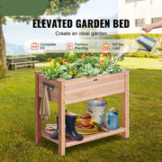 Kweekbak - Kweektafel op poten - Moestuintafel Verhoogd - Kweektafel moestuin - Kruidenbak Op Poten - Kruidenbak Buiten Hout - 86x46x76cm - Hout/100kg Draagvermogen