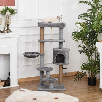 Krabpaal Kat - 120cm - Katten - Krabpaal Voor Katten - Krabpaal voor Grote Katten - Hangmat
