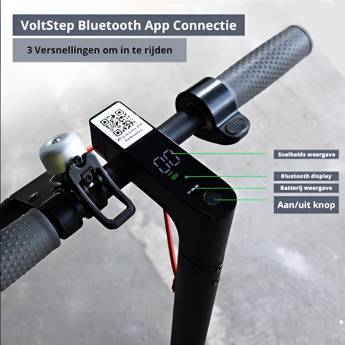 Elektrische Step - 350Watt - 30 KM/H - LED verlichting - Bereik tot 30KM - Anti-Diefstal optie - Cruise Control - IOS & Android APP - Anti Lek Banden - Makkelijk inklapbaar