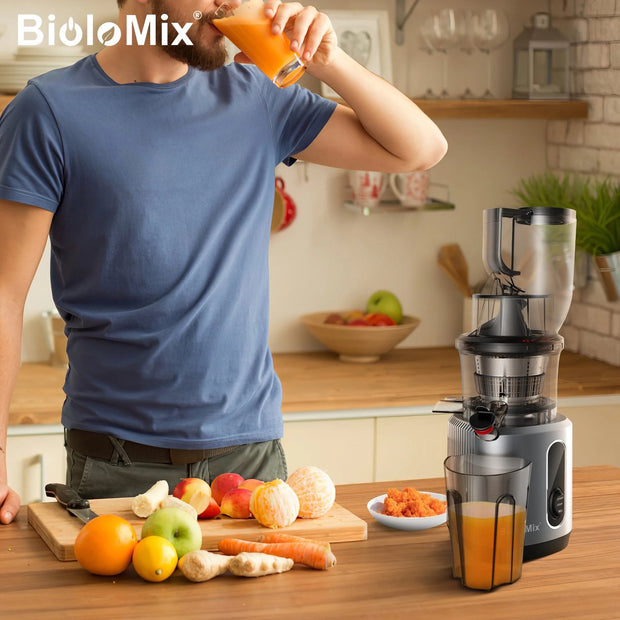 Slowjuicer- Vegetables and fruit- Juicer- Electric- Blender- Juicers- Quick and easy to clean