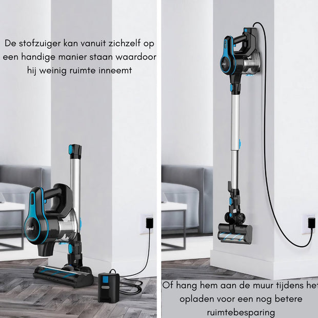 Bagless Cordless Stick Vacuum Cleaner - Handheld Vacuum Cleaner Best Seller - Handheld Stick Vacuum Cleaner - 1.2L Dust Container Capacity - 12000Pa Suction Power - 5-Stage Filtration