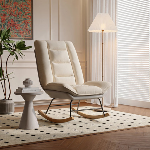 Schommelstoel - Woonkamer Relaxed Stoel - Schommelstoel voor Kinderkamer - Slaapkamer en Woonkamer