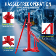 Auto - Bandenwisselaar - Banden Demonteerapparaat - Banden Demonteermachine - Band Vervanger - Handmatige Montage & Demontage - 38x45x95cm - Rood