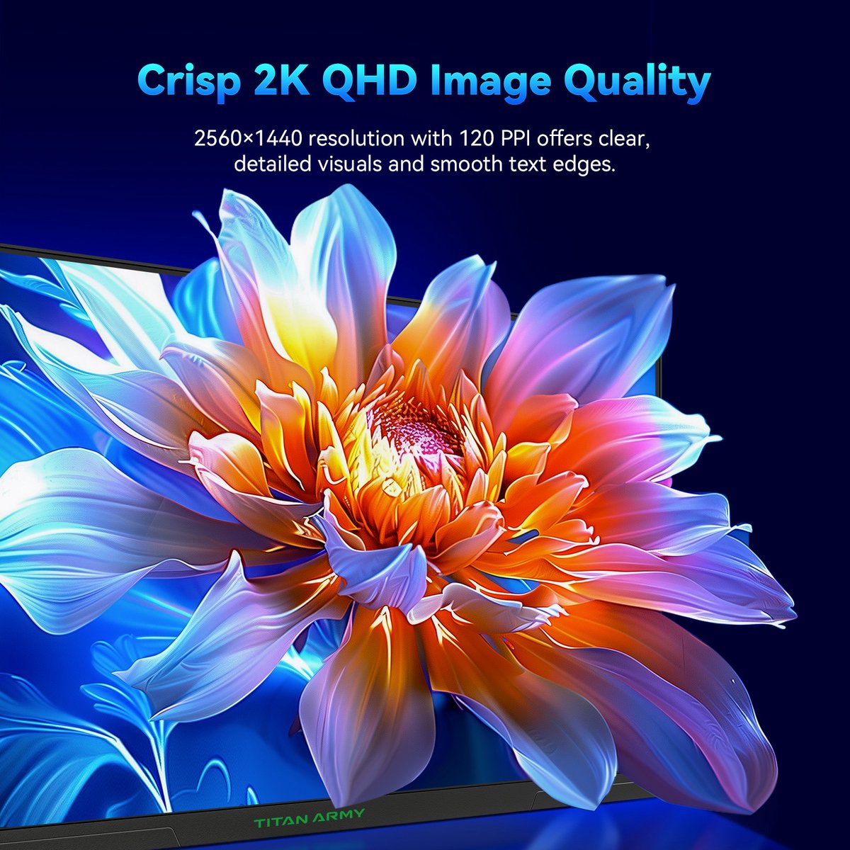 Gaming Monitor - 24.5” 2560*1440 QHD FAST IPS Display - 240Hz Refresh Rate - 1ms GTG - 95% DCI-P3 - HDR10 - Adaptive-Sync - Dynamic OD - Game Rush Mode - PIP &amp; PBP Display - Versatile Picture Modes - Low Blue Light - VESA Wall Mount