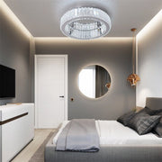 Kristallen Plafondlamp - Crystal LED Lamp - Woonkamerlamp - Moderne Lamp - LED Plafondlamp - Plafonniere
