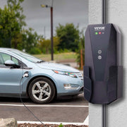 Draagbare Ev - Elektrische Voertuig Oplader Ev - Laadkabel - Oplaadkabel met Type 2 - (IEC62196) CEE 7/7 Stekker 1-Fase 8.6m - 16A - 3.68kW - Zwart