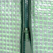 Greenhouse XL - Growing box 18 shelves - Growing box with foil - Garden greenhouse Wall greenhouse UV-resistant - White