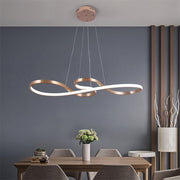 Hanglamp - Kroonluchter - Goud - Woonkamerlamp - Dimbaar Met Afstandsbediening - Moderne lamp - Eetkamer Lamp - LED Plafondlamp - Plafonniere
