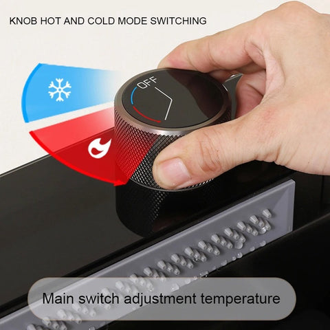 Roestvrijstalen gootsteen - Digitale display - Waterval kraan - Gootsteen - Wasbak - Keuken - Zwart