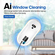 Robot Ramenlapper - Volledige Set - Met Afstandsbediening - Glas & Ruit Reiniger - Automatische Ramenlapper - Automatische Ramenwasser - Huishoudelijke Ramenlapper - Elektrische Ruitenwisser -