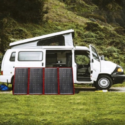 Foldable Solar Panel for Powerbank, Phone, Survival - Emergency Kit Think Ahead - Camping - Wireless Electricity - 100W