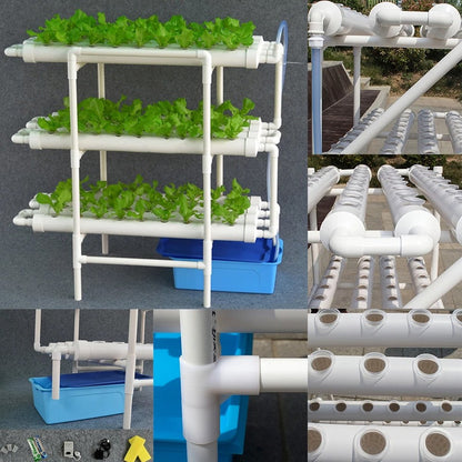 Kweektafel -108 gaten - Kweekbak - Moestuinbak op Poten - kweektafels - Hydrocultuursysteem - Moestuintafel - Optimaliseert Water- en Voedingsbeheer - Gebruiksgemak - Wit