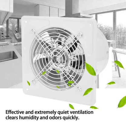 Axial Exhaust Blower Flow Fan for Warehouse Restaurant Garage - White .