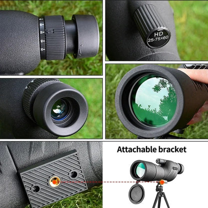 Spotting Scope - Telescoop - Waterdicht - 45 Graden - Schuine Oculair BAK-4 - Tafelstatief - Mobiele Telefoon Adapter - Vogelspotten - Hemelobservatie