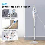 White - 3 Suction Nozzles - 400W - &lt;50 dB - 120 Minutes Runtime - LED Touchscreen Display - 3 Suction Modes