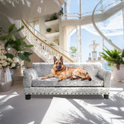 Hondenbed - Honden slaapbank - Hondenslaapbank op pootjes - Hondensofa - Honden zetel - Hondensofa voor grote honden - 120x74x40cm