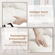 Eetkamerstoel - Set van 2 stoelen - Fluweel eetkamer stoel - Eettafel stoel - Fauteuil - Draaibaar - Velvet - Metalen poot - Groen