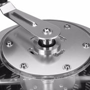 Oogsttrimmer - Roestvrijstalen 41 cm Kom - Stalen Messen - Knipmachine - 24 Rubberen Strips - Voor Verwijderen van Bladeren - Droge en Natte Bladeren