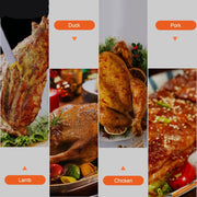 Speenvarkensgrill - Lamsgrill - 117 cm -  41 kg - Roestvrij Staal - Rotisserie Spit - Braadgrill - 42W -  Lamsgrill BBQ-grill - Grillwagen Barbecue - 8in - Hoogte verstelbare Grote - Piesgrill kalkoenvlees, ham