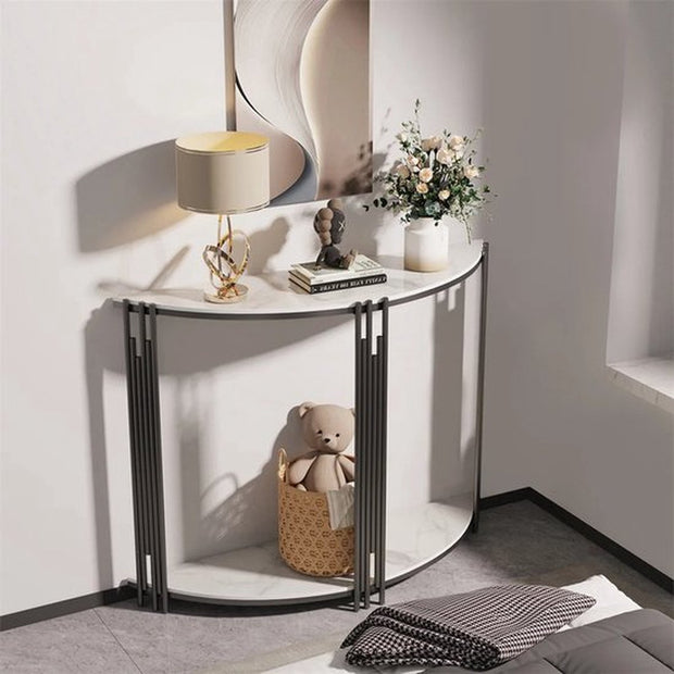 Side Table Rond - Sidetable - sidetable zwart - sidetable industrieel - sidetable wit - side table zwart