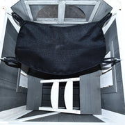 Kattenhuis - voor Ouiten - Hok - Kooi - Bench - Ren - 2 Verdiepingen - Duurzaam - Grijs