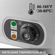 Buffet warmer PRO - Electric - Chafing Dish - Warming trays - Warming trays 3 for buffet - 3 parts