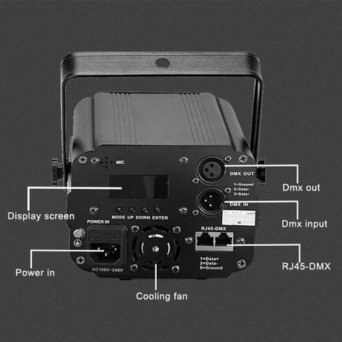Laser Lamp - Professionele Laser Show - Lasershow - DJ Laser Licht - Erg Hoge Kwaliteit - Animatie Laserlicht Disco Podium Verlichting - 1400 MW
