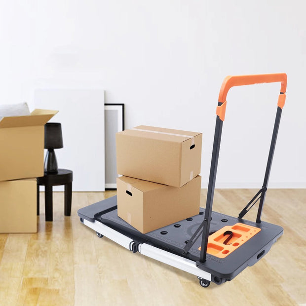 Multifunctionele Werkbank - 7-in-1 - Transport Trolley - Tot 250kg - 109x55 cm - Hoogte Verstelbaar - 4 Wielen - Opvouwbaar - Inklapbaar