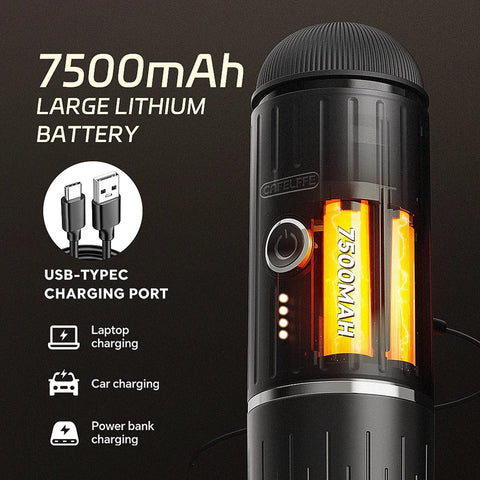 Draagbare Koffie Zet Apparaat - Koffie Machine - Dolce Gusto - Senseo - Poeder Koffie - Met Draagtas - Zwart