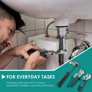 Gereedschapset 198 Delig - Gereedschapskoffer- Universeel Gereedschap - Professionele Kwaliteit - Zeer Uitgebreid voor Thuis én Werk - Schroevendraaierset - Ratelsleutelset