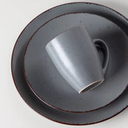 Luxe Serviesset – 32 delig – 8 persoons – Porselein - Bordenset – Dinner platen – Dessertborden - Kommen - Mokken - Schaaltjes -Grijs