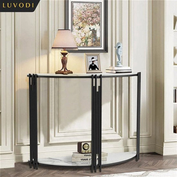 Side Table Rond - Sidetable - sidetable zwart - sidetable industrieel - sidetable wit - side table zwart
