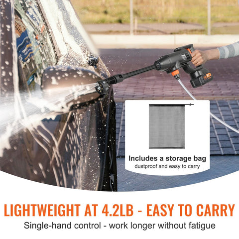 Hogedrukreinigers - Terrasreiniger - Hogedrukreiniger Auto - Hogedrukreiniger Accu - 250W - 50bar - 4L/min