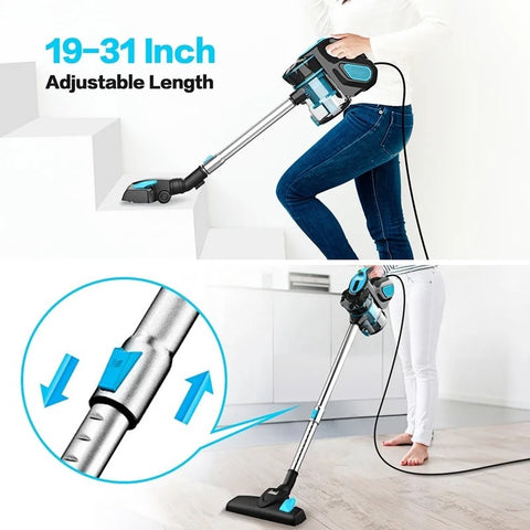 Bagless vacuum cleaner - Corded vacuum cleaner - Powerful bagless vacuum cleaner - For household cleaning