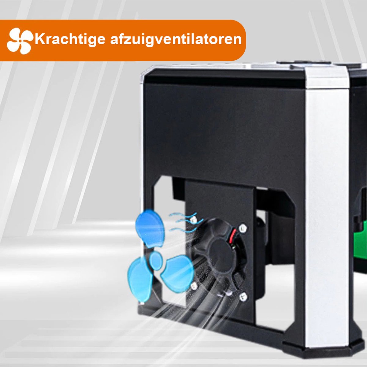 Laser Graveermachine - Laser Cutter Bluetooth Bestuurbaar - Graveermachine Makkelijk te Installeren - Zwart