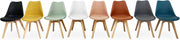 Set of 6 dining room chairs, nils, 42x55x81cm