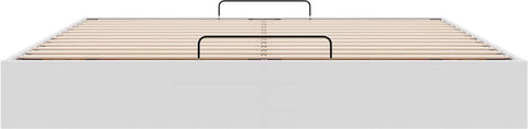 Bedframe 160x200 cm - Wit Kunstleer Bed Frame - Boxspring - Tweepersoonsbed - Slaapcomfort - Modern Design