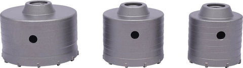 Betonborenset Pro7 - Professionele Beton Boren - 9 Delig - SDS Plus en Max Adapter - Ø 30-40-65-80-100mm - Premium Staal