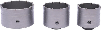Betonborenset Pro7 - Professionele Beton Boren - 9 Delig - SDS Plus en Max Adapter - Ø 30-40-65-80-100mm - Premium Staal