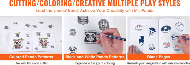 Button Maker B58 - Hoogwaardige Button Machine - Ergonomisch - Eenvoudig Gebruik en Installatie - Incl. 100 Buttons (58mm) en Patronenboek - DIY - Hobby