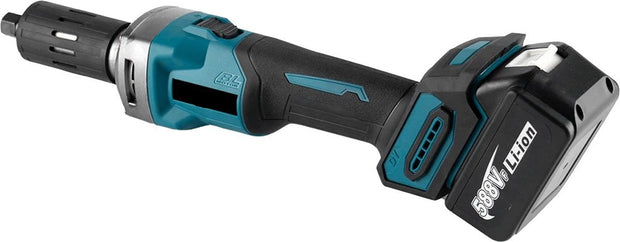 Elektrische Rechte Slijper - Graveer of Polijstmachine - Straight Grinder - 2 Accu's - Accu Lader - 4 Standen - 2000W - 18V