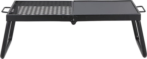 Houtskool Grill - Inklapbare Tafel Grill - 570 x 285 x 230mm - 6kg inhoud - Draagbare Reis Grill - Buiten Camping Grill - 300 °C - Grillrooster + Grillplaat - voor tuinfeestjes, picknicks, patio